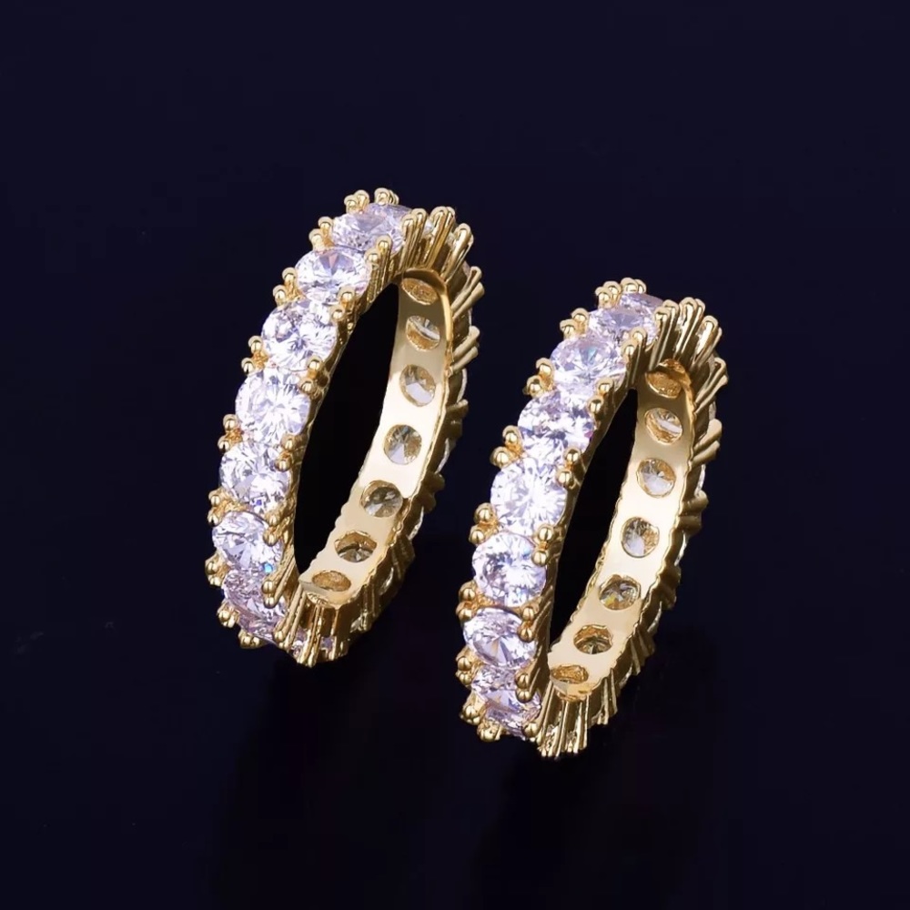 Gold Cubic Ring